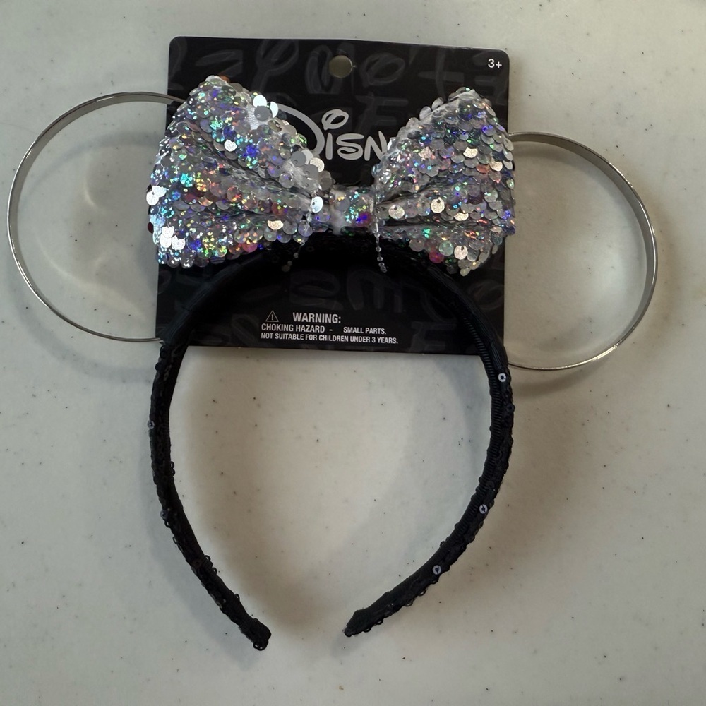[Disney] NWT Metal and Sequin Mickey Ears